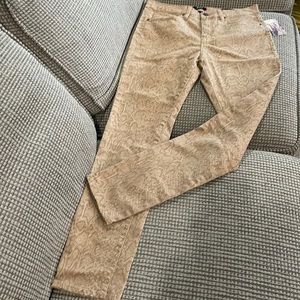 BDG tan printed pants (sz 30)